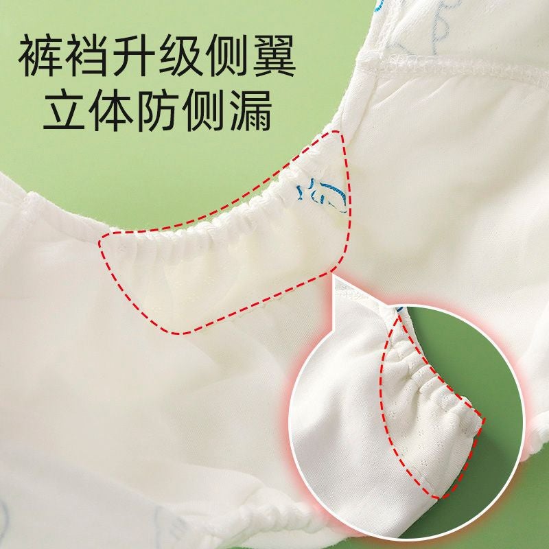Baby Training Pants Second Generation New Upgraded Anti-Side Leakage Wings Kidsren'S Toilet Practice Pants Cloth Diapers Breathable Type A - Image 4